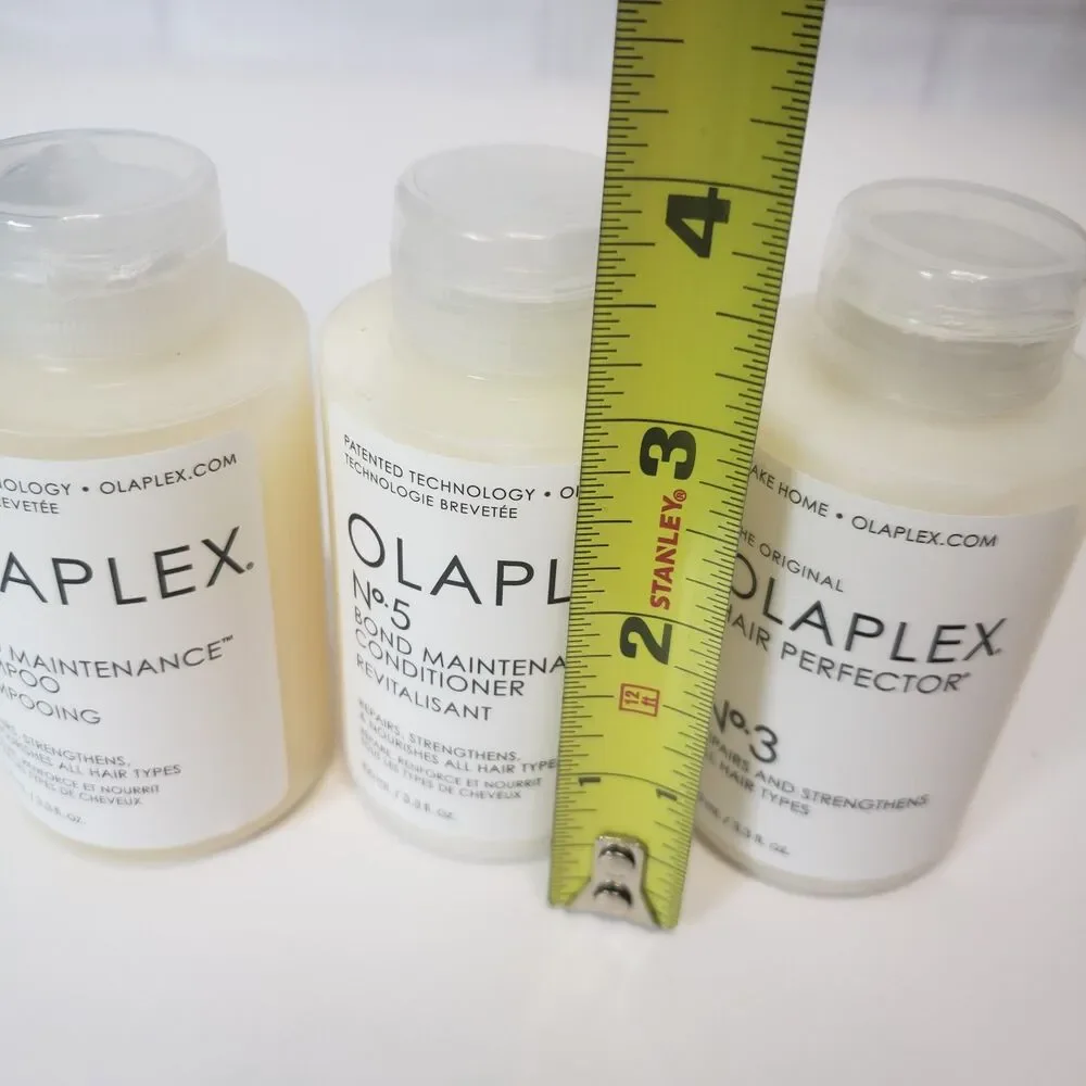 New Sealed OLAPLEX Hair Care Trio Set No 3 No 4 No 5 Travel Size 3.3 oz